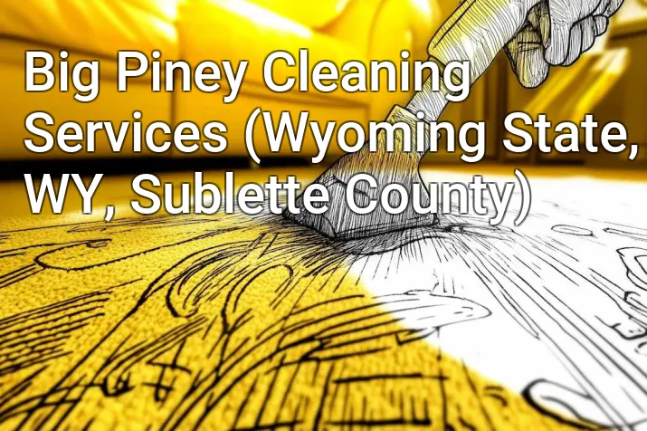 Big Piney Cleaning Services (Wyoming State, WY, Sublette County)