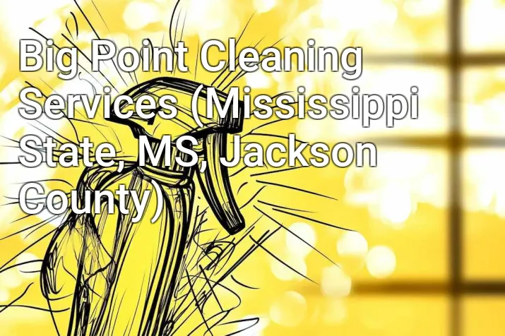 Big Point Cleaning Services (Mississippi State, MS, Jackson County)