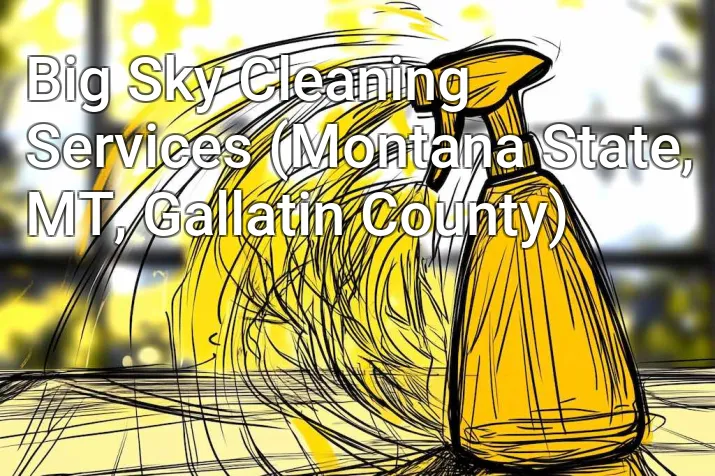 Big Sky Cleaning Services (Montana State, MT, Gallatin County)
