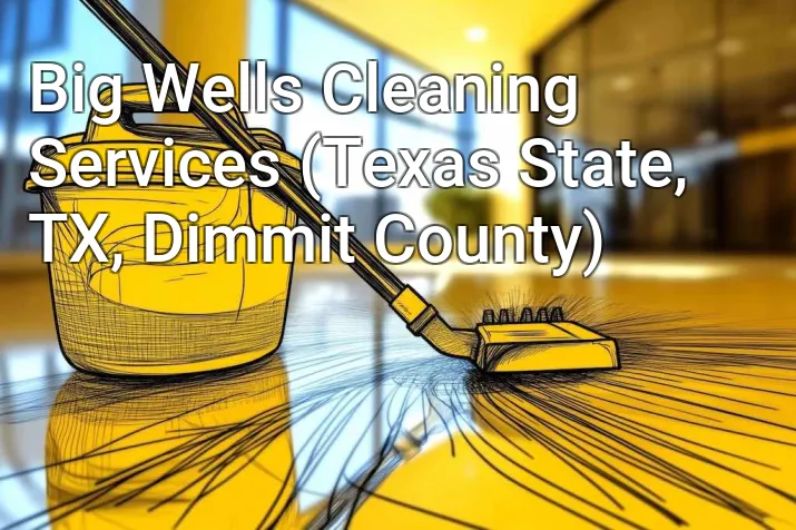 Big Wells Cleaning Services (Texas State, TX, Dimmit County)