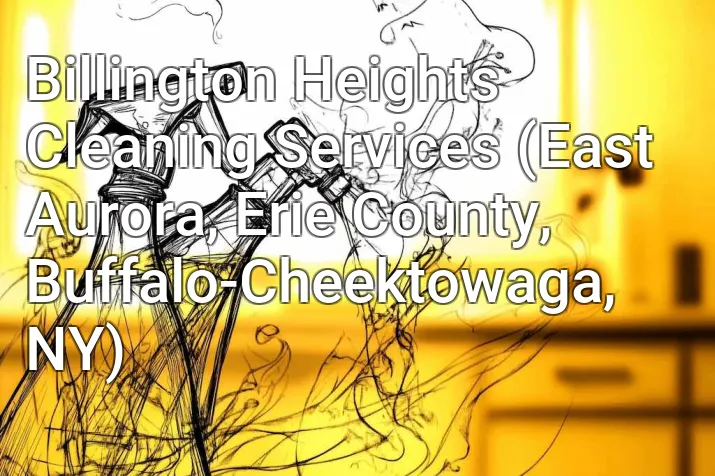 Billington Heights Cleaning Services (East Aurora, Erie County, Buffalo-Cheektowaga, NY)