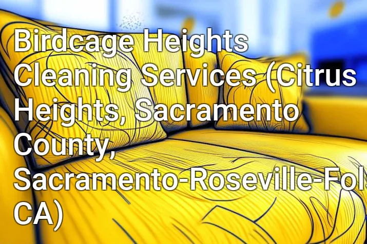 Birdcage Heights Cleaning Services (Citrus Heights, Sacramento County, Sacramento-Roseville-Folsom, CA)