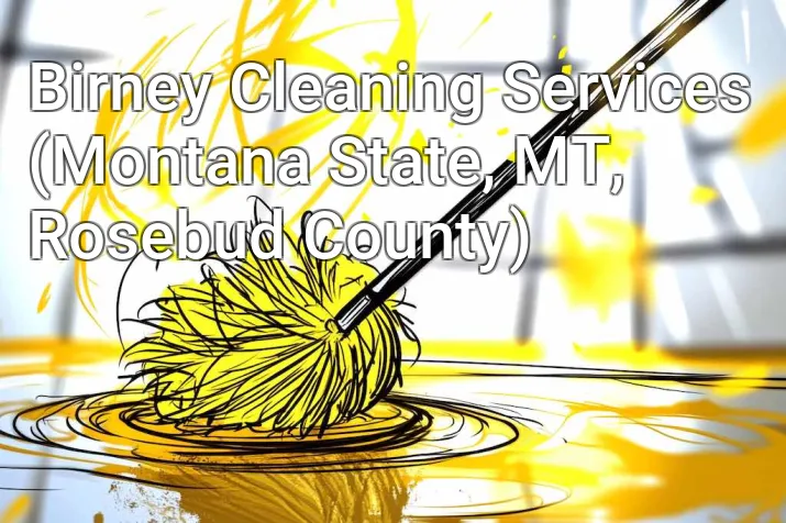 Birney Cleaning Services (Montana State, MT, Rosebud County)