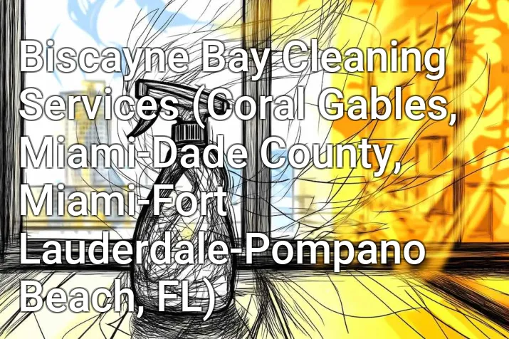 Biscayne Bay Cleaning Services (Coral Gables, Miami-Dade County, Miami-Fort Lauderdale-Pompano Beach, FL)
