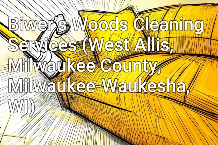 Biwer’s Woods Cleaning Services (West Allis, Milwaukee County, Milwaukee-Waukesha, WI)
