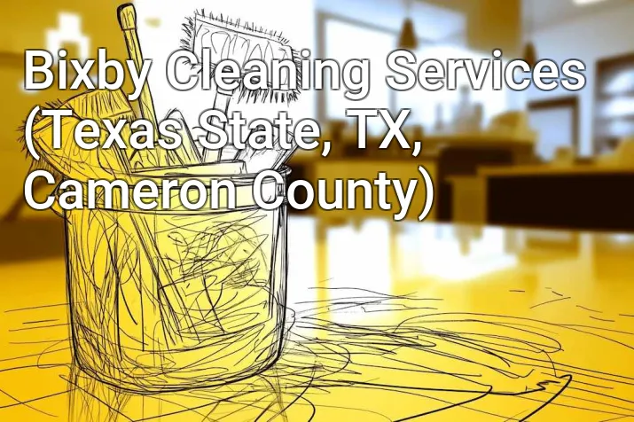 Bixby Cleaning Services (Texas State, TX, Cameron County)