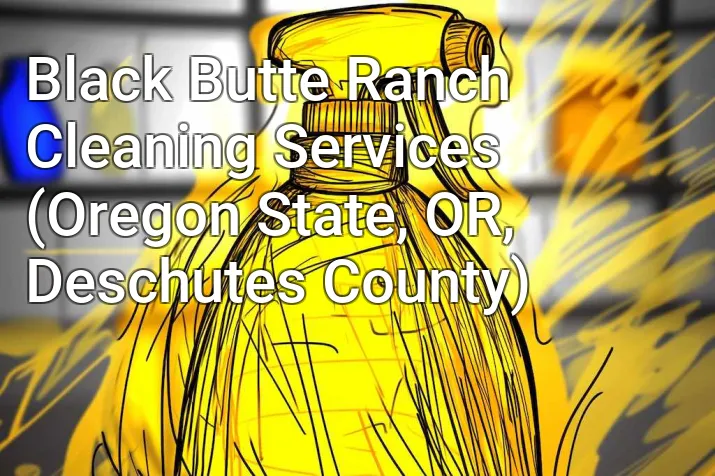 Black Butte Ranch Cleaning Services (Oregon State, OR, Deschutes County)
