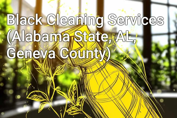 Black Cleaning Services (Alabama State, AL, Geneva County)
