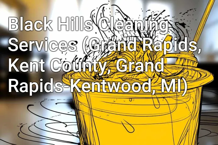 Black Hills Cleaning Services (Grand Rapids, Kent County, Grand Rapids-Kentwood, MI)