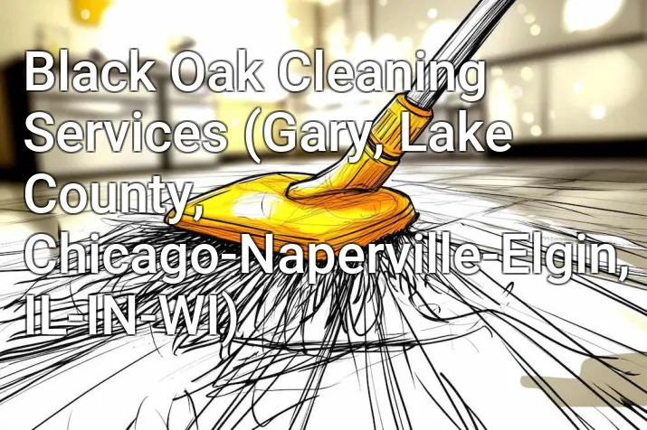 Black Oak Cleaning Services (Gary, Lake County, Chicago-Naperville-Elgin, IL-IN-WI)