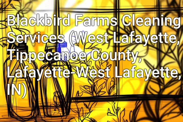 Blackbird Farms Cleaning Services (West Lafayette, Tippecanoe County, Lafayette-West Lafayette, IN)