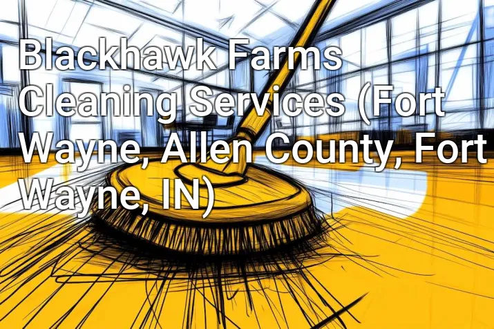 Blackhawk Farms Cleaning Services (Fort Wayne, Allen County, Fort Wayne, IN)