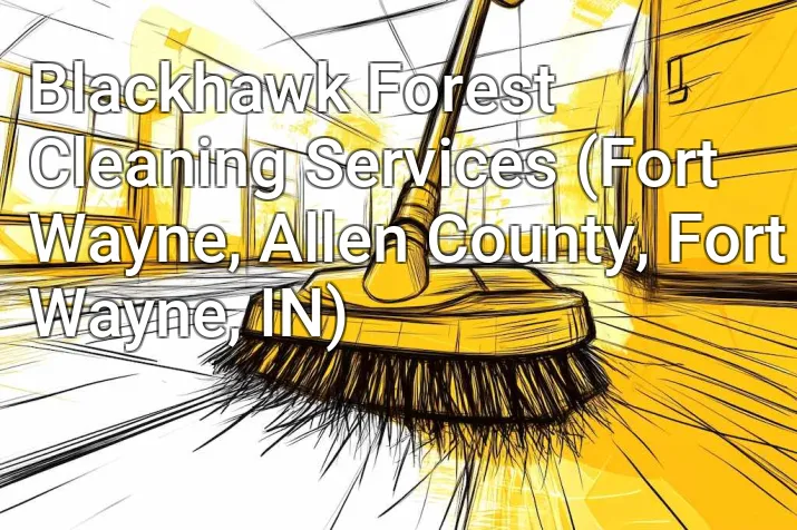 Blackhawk Forest Cleaning Services (Fort Wayne, Allen County, Fort Wayne, IN)