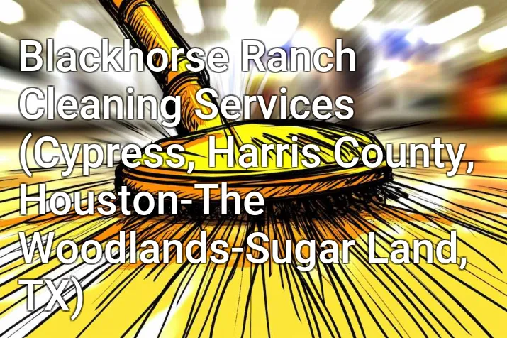 Blackhorse Ranch Cleaning Services (Cypress, Harris County, Houston-The Woodlands-Sugar Land, TX)