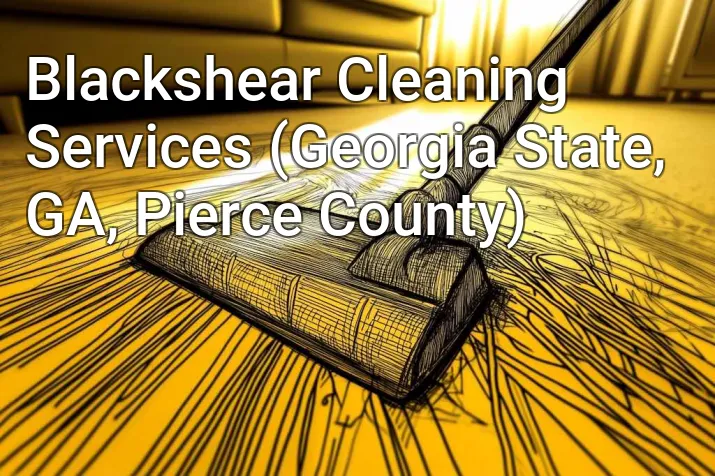 Blackshear Cleaning Services (Georgia State, GA, Pierce County)