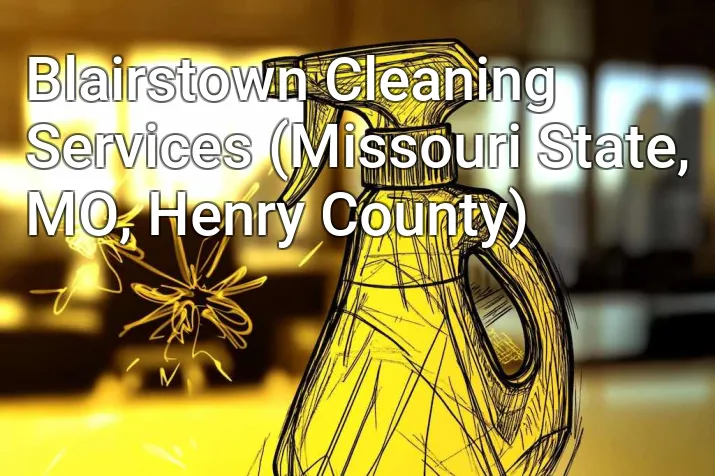 Blairstown Cleaning Services (Missouri State, MO, Henry County)