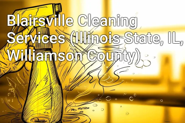 Blairsville Cleaning Services (Illinois State, IL, Williamson County)