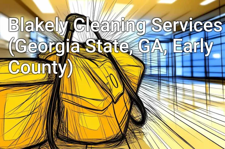 Blakely Cleaning Services (Georgia State, GA, Early County)