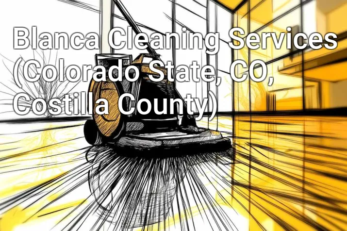 Blanca Cleaning Services (Colorado State, CO, Costilla County)