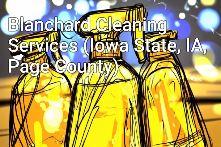 Blanchard Cleaning Services (Iowa State, IA, Page County)