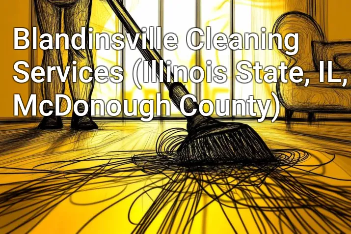Blandinsville Cleaning Services (Illinois State, IL, McDonough County)