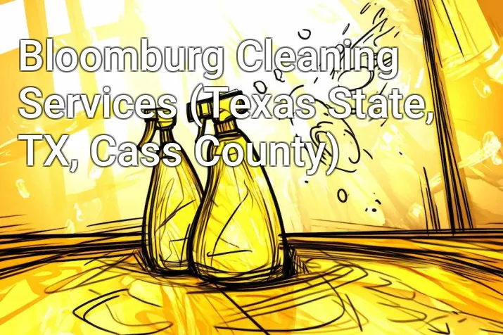 Bloomburg Cleaning Services (Texas State, TX, Cass County)