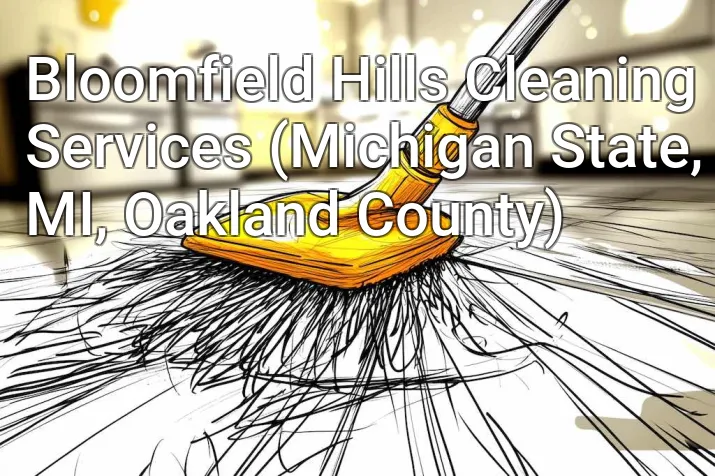 Bloomfield Hills Cleaning Services (Michigan State, MI, Oakland County)