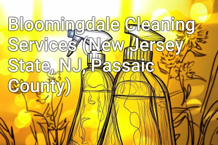 Bloomingdale Cleaning Services (New Jersey State, NJ, Passaic County)