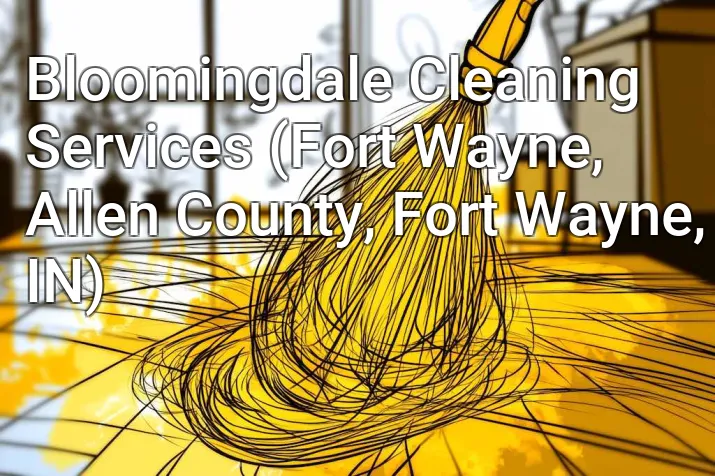 Bloomingdale Cleaning Services (Fort Wayne, Allen County, Fort Wayne, IN)