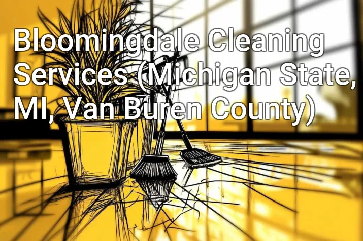 Bloomingdale Cleaning Services (Michigan State, MI, Van Buren County)
