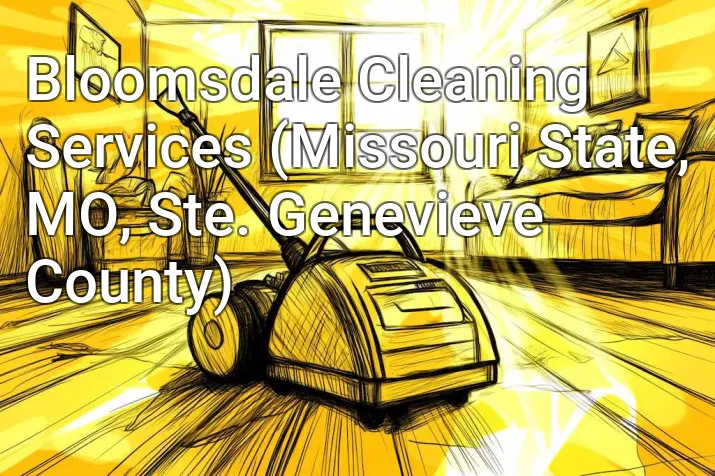 Bloomsdale Cleaning Services (Missouri State, MO, Ste. Genevieve County)