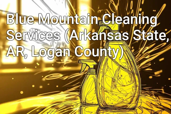 Blue Mountain Cleaning Services (Arkansas State, AR, Logan County)