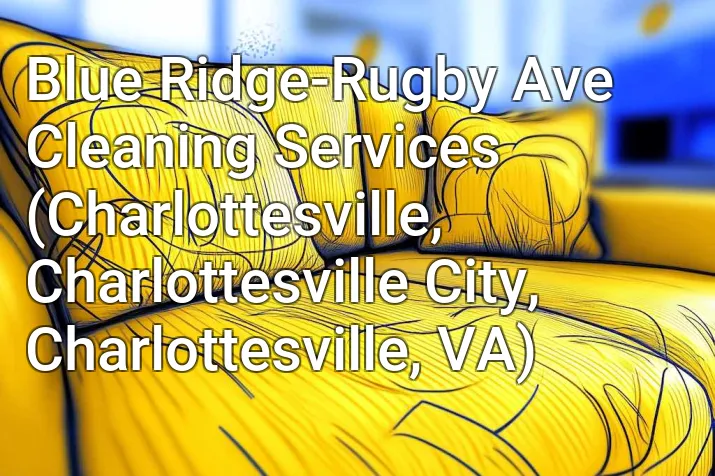 Blue Ridge-Rugby Ave Cleaning Services (Charlottesville, Charlottesville City, Charlottesville, VA)