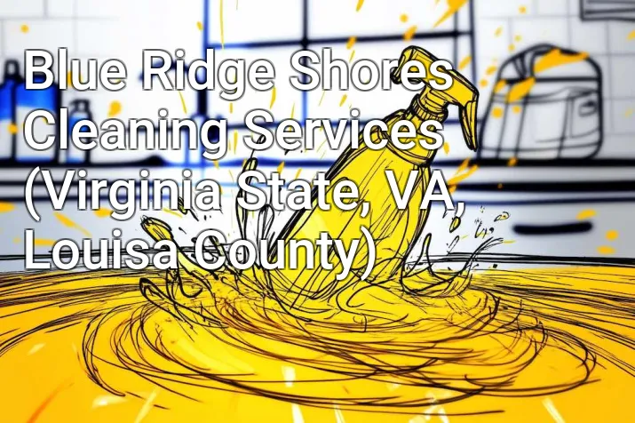 Blue Ridge Shores Cleaning Services (Virginia State, VA, Louisa County)