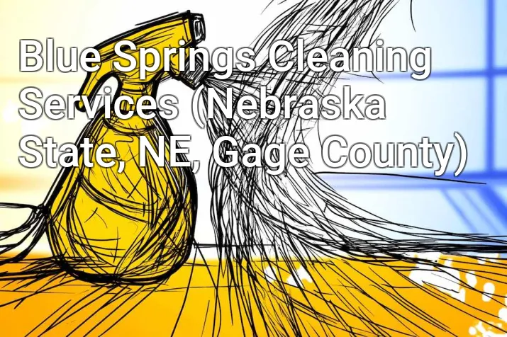 Blue Springs Cleaning Services (Nebraska State, NE, Gage County)