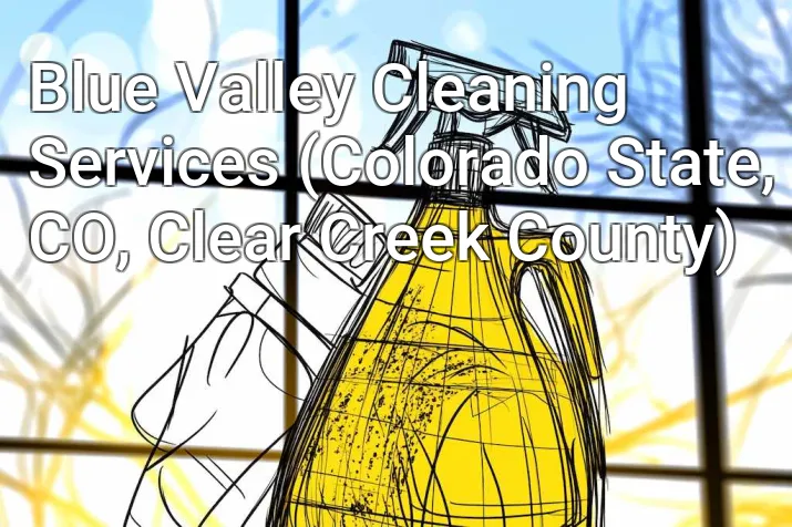 Blue Valley Cleaning Services (Colorado State, CO, Clear Creek County)