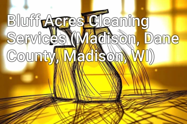 Bluff Acres Cleaning Services (Madison, Dane County, Madison, WI)