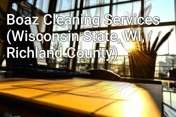 Boaz Cleaning Services (Wisconsin State, WI, Richland County)