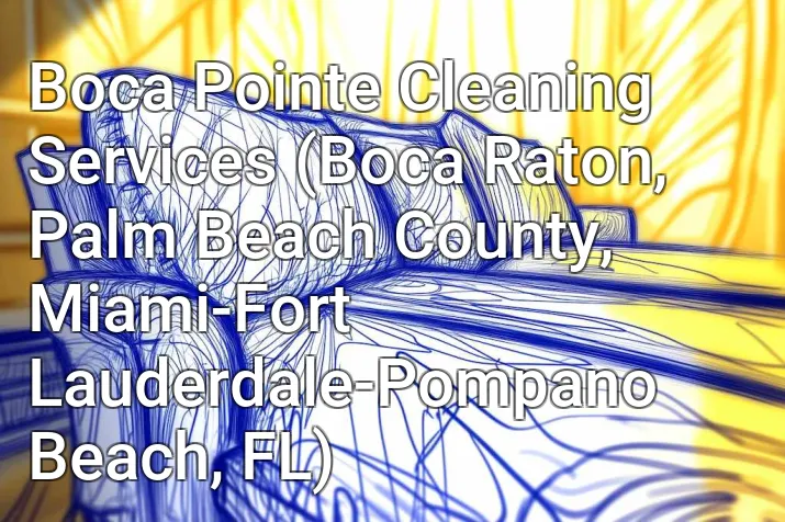 Boca Pointe Cleaning Services (Boca Raton, Palm Beach County, Miami-Fort Lauderdale-Pompano Beach, FL)