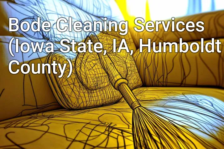 Bode Cleaning Services (Iowa State, IA, Humboldt County)