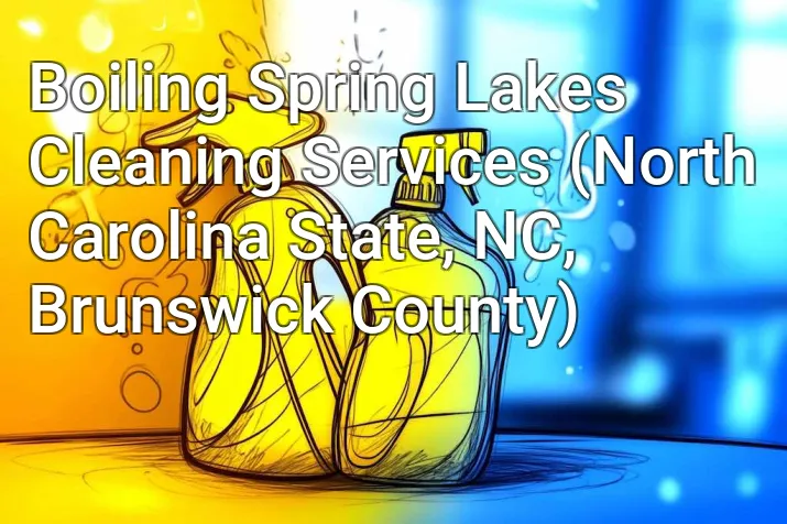 Boiling Spring Lakes Cleaning Services (North Carolina State, NC, Brunswick County)