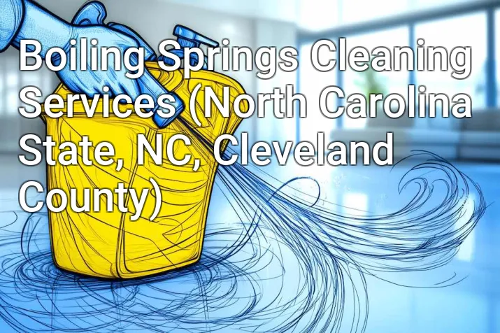 Boiling Springs Cleaning Services (North Carolina State, NC, Cleveland County)