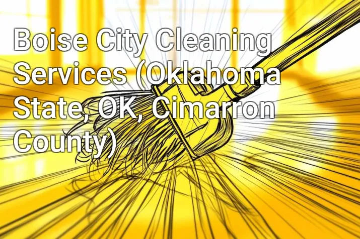Boise City Cleaning Services (Oklahoma State, OK, Cimarron County)