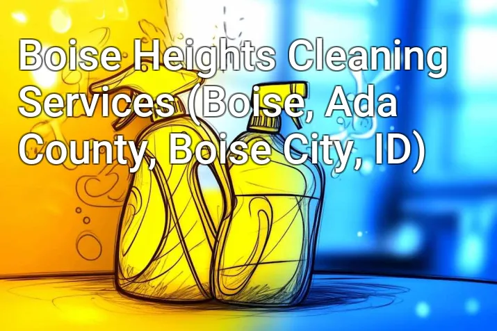 Boise Heights Cleaning Services (Boise, Ada County, Boise City, ID)