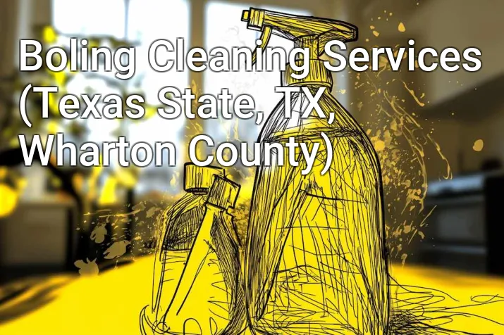 Boling Cleaning Services (Texas State, TX, Wharton County)