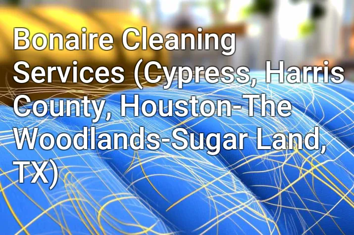 Bonaire Cleaning Services (Cypress, Harris County, Houston-The Woodlands-Sugar Land, TX)