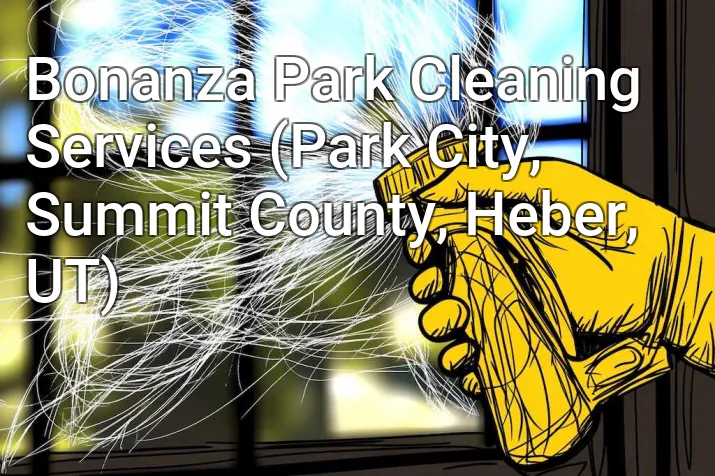 Bonanza Park Cleaning Services (Park City, Summit County, Heber, UT)