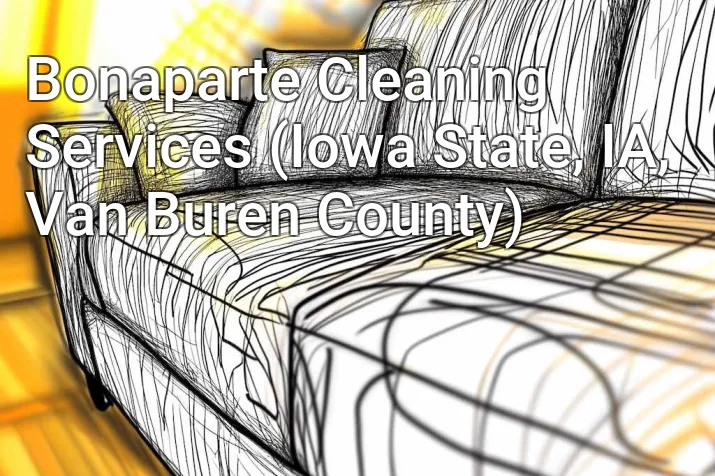 Bonaparte Cleaning Services (Iowa State, IA, Van Buren County)
