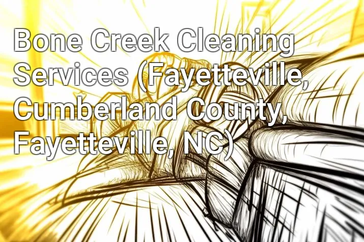 Bone Creek Cleaning Services (Fayetteville, Cumberland County, Fayetteville, NC)