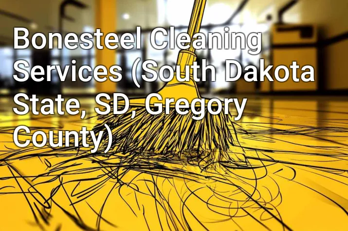 Bonesteel Cleaning Services (South Dakota State, SD, Gregory County)